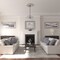 Ekena Millwork Anthony Ceiling Medallion (Fits Canopies up to 11 5/8"), 29 3/8"OD x 11 5/8"ID x 1 1/8"P, Flash Blue CM29ATFBS - alternate 4